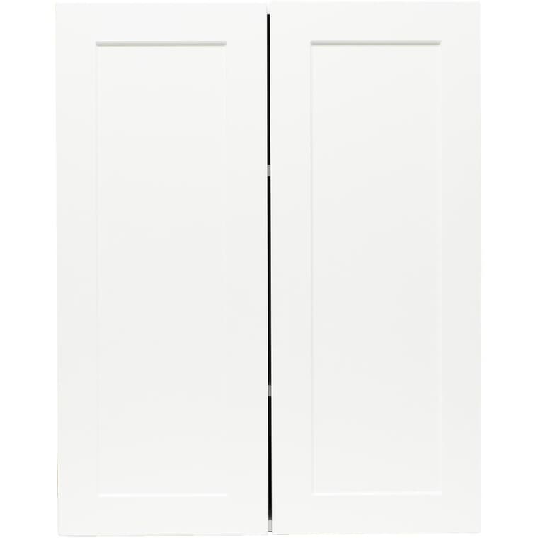 Huntsville Assembled Upper Cabinet - White, 24" x 30", 2 Doors