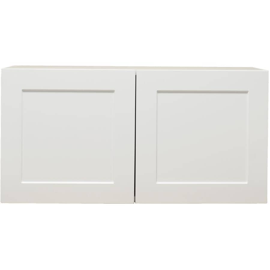 CABINETSMITH:33" x 15" Assembled Wall Cabinet - with Soft Close Door, Huntsville White