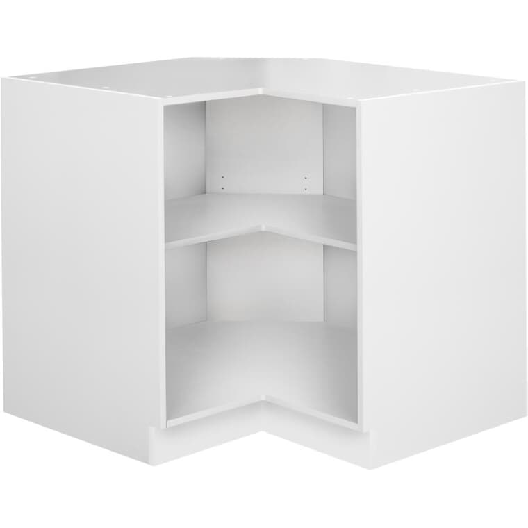 Knockdown Base Corner Cabinet - White, 33"