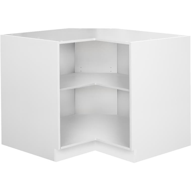 Knockdown Base Corner Cabinet - White, 36"