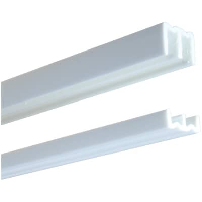 Knape Vogt 1 4 X 72 White Plastic Track Home Hardware Knape Vogt 1 4 X 72 White Plastic Track Home Hardware
