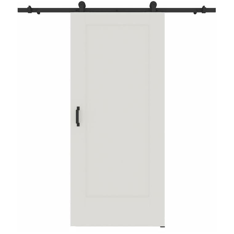 Time Square Barn Door - with Hardware + White, 37" x 84"
