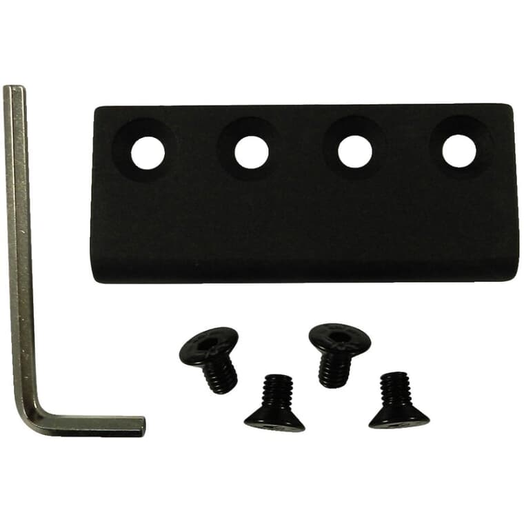 Black Connector Plate for Bar