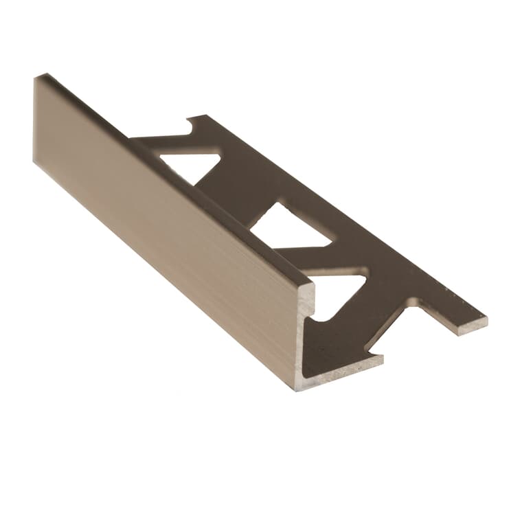 Titanium Aluminum Tile Edging - 1/2" x 8'