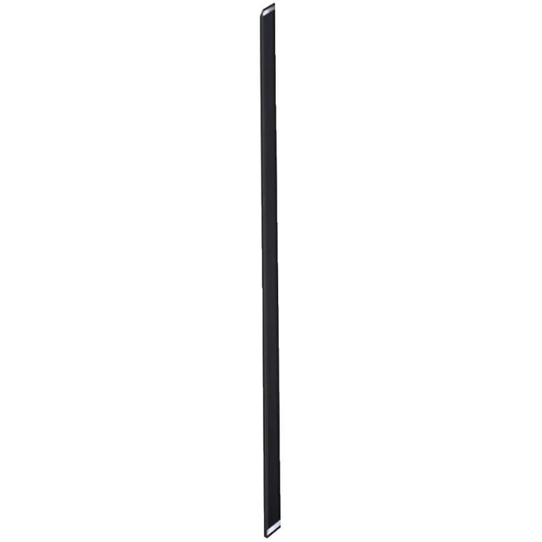 12 Pack 3/4" Black Aluminum Straight Stair Railing Pickets, for 6' section