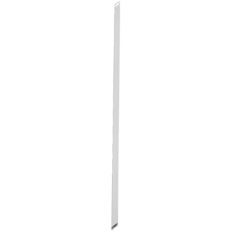 Paquet de 12 barreaux droits en aluminium de 3/4 po pour section de rampe d'escalier de 6 pi, blanc