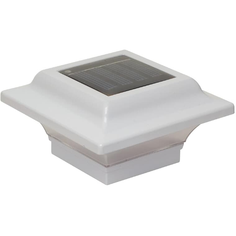 2.5" x 2.5" Solar White Imperial Aluminum Post Cap