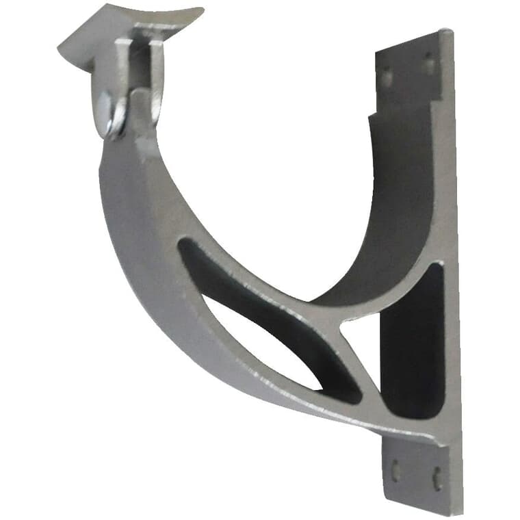 Quick Kit Satin Aluminum Post/Wall Mount Handrail Bracket