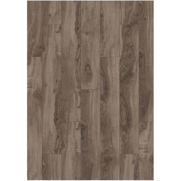 Dreamfloor Classic Collection 4.84" x 50.5" Laminate Plank Flooring - Midnight Walnut, 13.61 sq. ft.