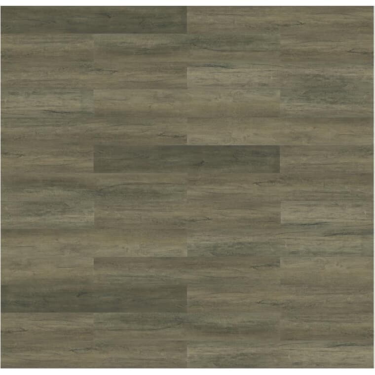 NinjaXtra Collection 7" x 48" Rope Ladder SPC Plank Flooring - with Attached IXPE Pad, 23.9 sq. ft.