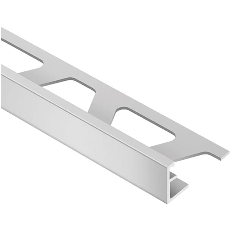 Schiene Satin Aluminum Tile Edging - 5/16" x 98"