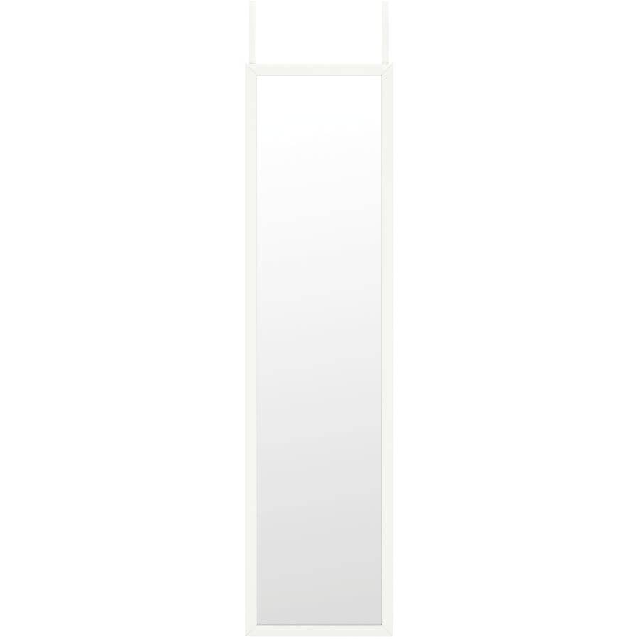 A&E BATH AND SHOWER:Framed Door Mirror - White, 12" x 48"