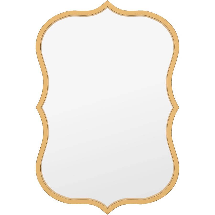 INSTYLE:Wall Mirror - Gold, 16" x 24"