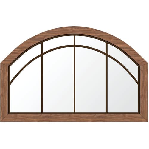 Window Wood Wall Mirror - 36" x 24"