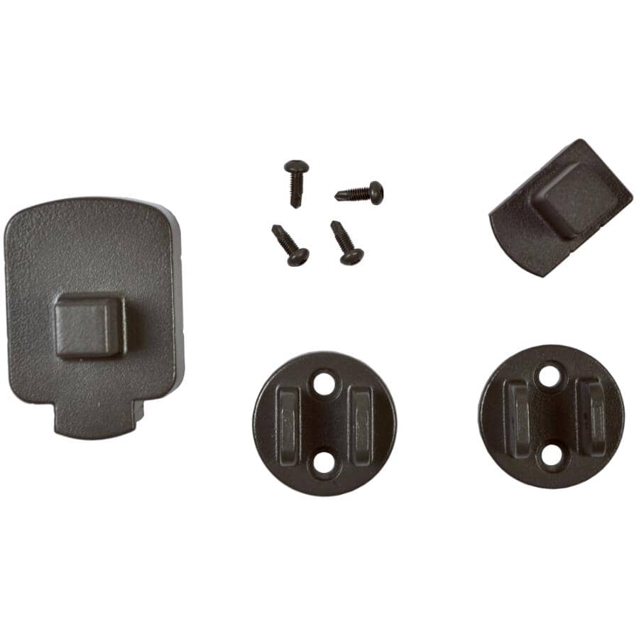 REGAL IDEAS Universal Bronze Aluminum Angle Railing Bracket | Home Hardware