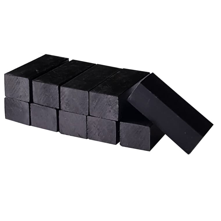 Paquet de 10 blocs de caoutchouc pour rampe en aluminium