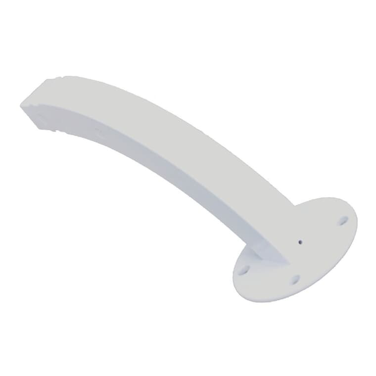 White Aluminum Handrail Bracket