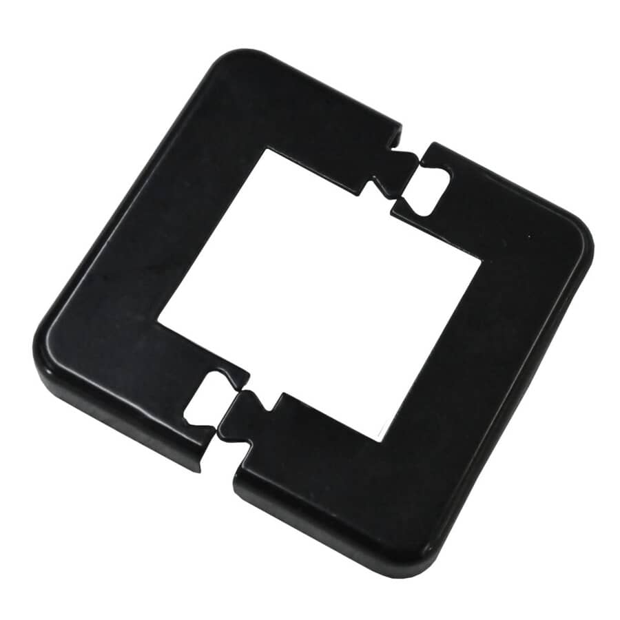 REGAL IDEAS:Black Base Plate Cover, for 2-1/4" Post