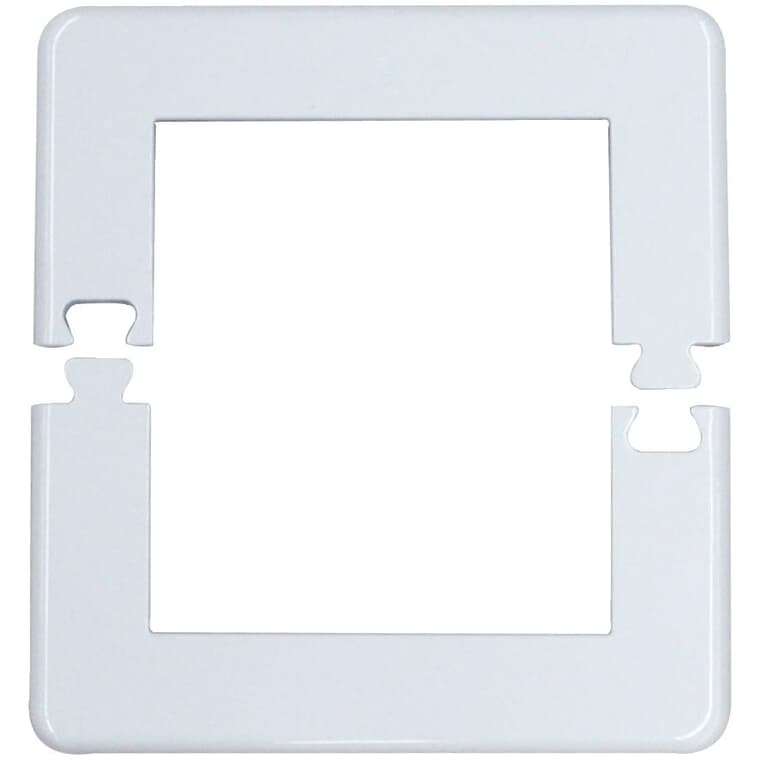 White Base Plate Cover, for 4" Post