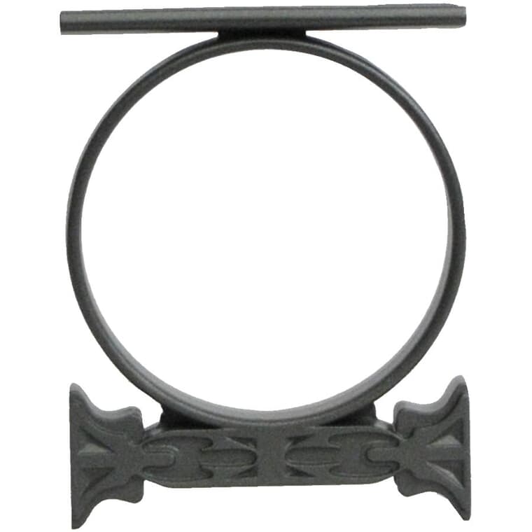 Cercle décoratif en aluminium pour rampe, ardoise titane