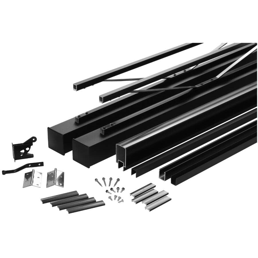 IMPERIAL KOOL-RAY 42" x 42" Entourage Aluminum Gate Kit for 2.5" Post