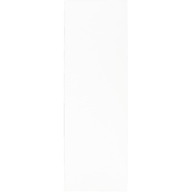 Tablette stratifiée de 8 x 24 po, blanc