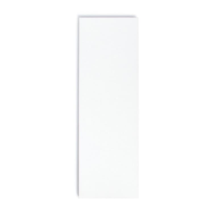 12" x 48" White Laminated Shelf