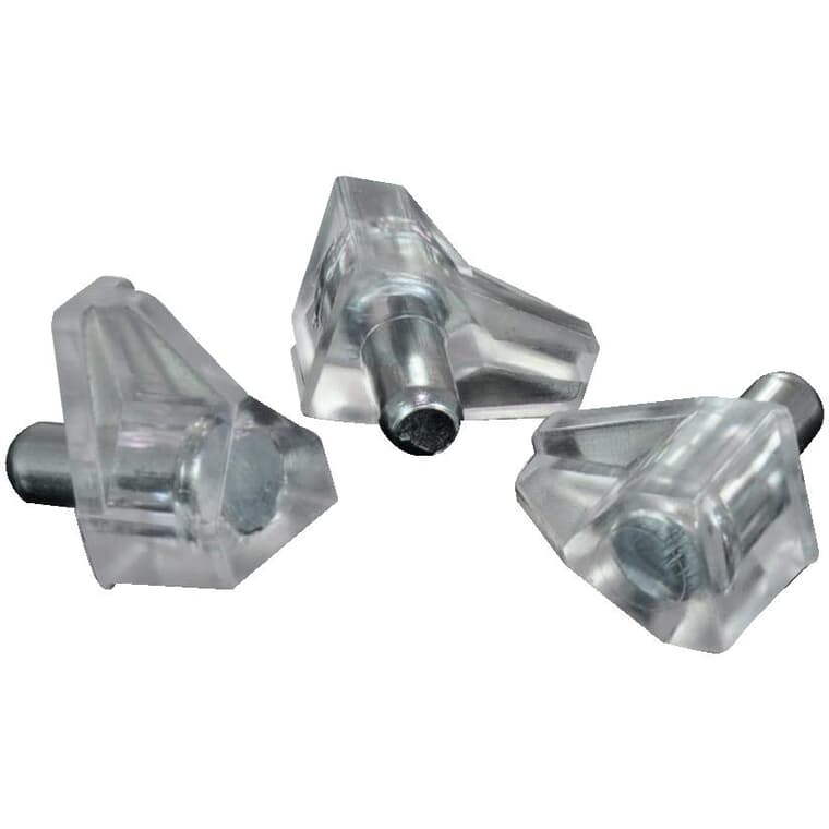 3/16" Plastic Shelf Support - Steel Pin, 8 Pack