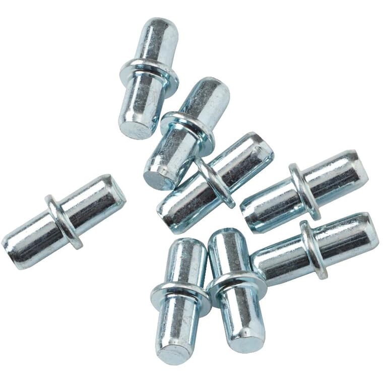5 mm Zinc Duplo Shelf Pins - 8 Pack