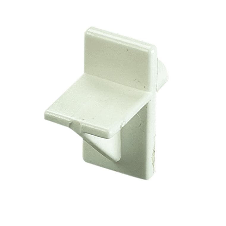 12 Pack 1/4" White Plastic Shelf Supports