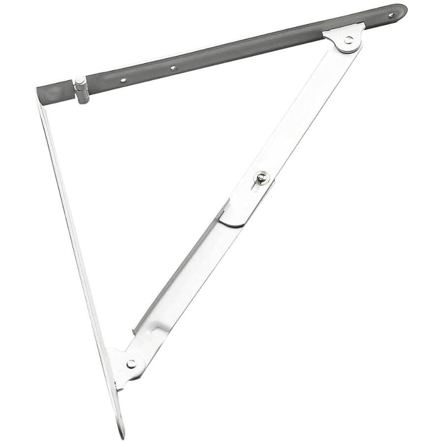 Onward 12 white folding shelf bracket home hardware