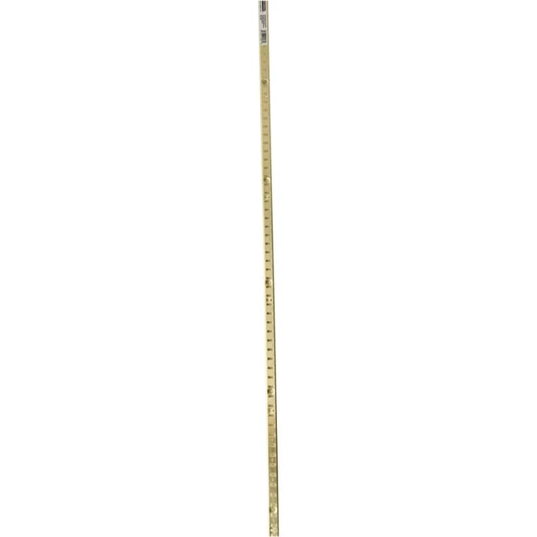 48" Brass Pilaster Strip