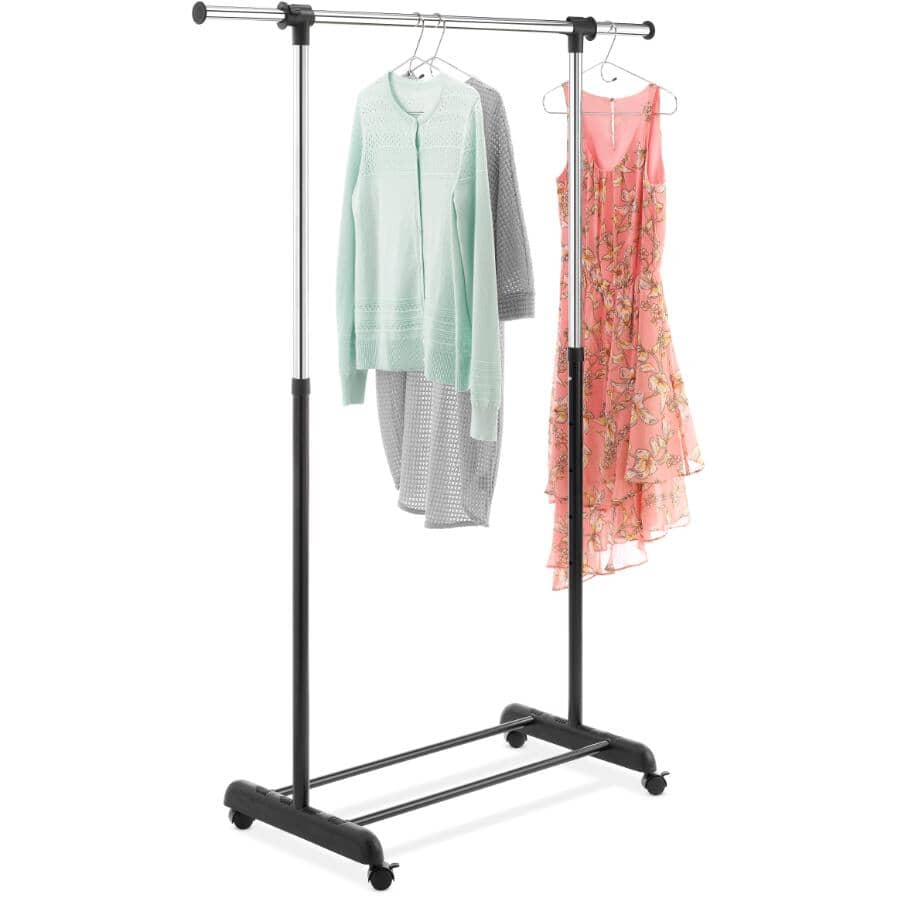 WHITMOR Expandable Single Rod Garment Rack | Home Hardware
