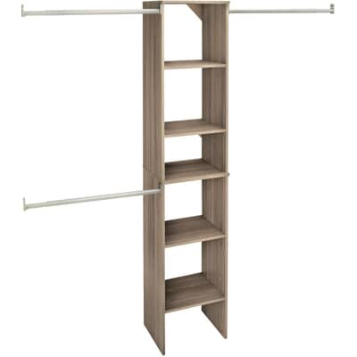 Closetmaid 6 9 Grey Closet Organizer Home Hardware 9 Grey Closet Organizer Home Hardware, Storage Organizers For The Home