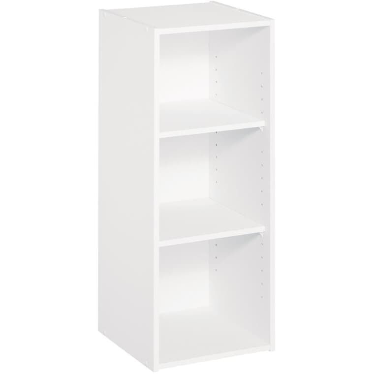 3 Shelf Storage Organizer - 12" x 31-1/2", White