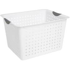 Lot De 12 Paniers De Rangement En Plastique Empilables 21x14x7cm - Multicolores Avec Anses, Idéal Cuisine, Bureau Et Maison