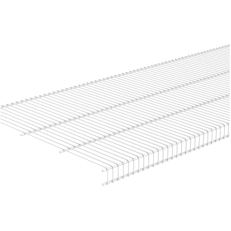 20" x 12' White Wire Mesh Shelf