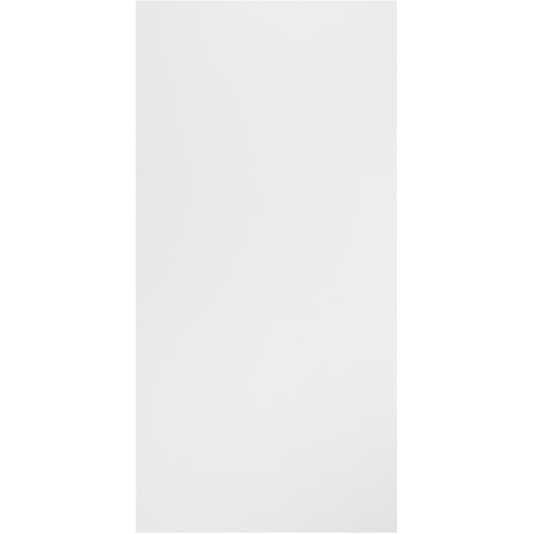 Panneau pour plafond en fibres minérales de 2 pi x 4 pi, blanc uni