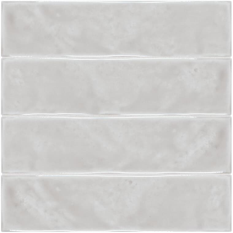 Pescara Collection 3" x 12" Ceramic Wall Tiles - Taupe, 10.56 sq. ft.