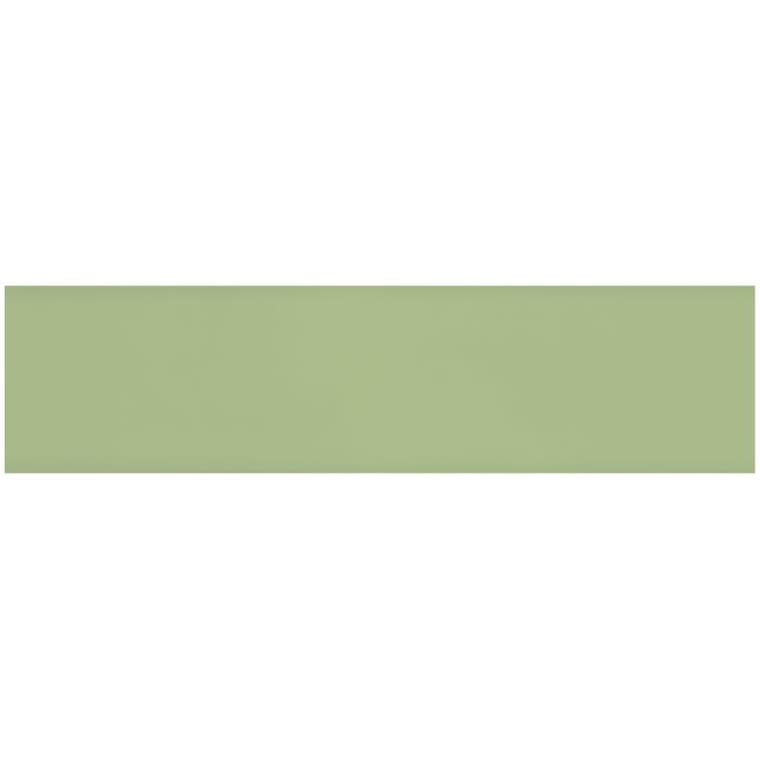 Rainbow Collection 4" x 16" Ceramic Wall Tiles - Matte Sage, 10.81 sq. ft.