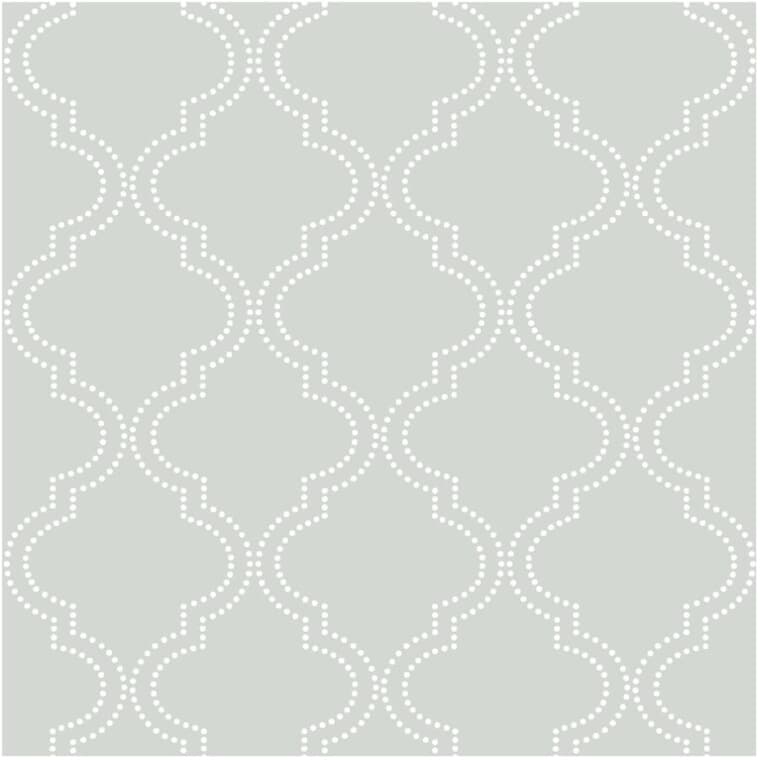 Quatrefoil Peel & Stick Wallpaper - Grey, 20.5" x 18'