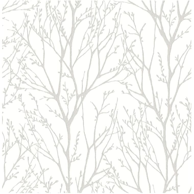 Papier-peint peler-coller à motif de cimes d'arbres, 20,5 po x 18 pi