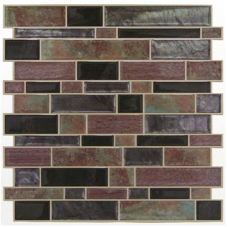 Modern Long Stone Peel & Stick Backsplash Tiles - 10.5", 4 Pack