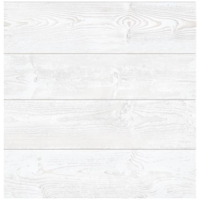Shiplap Peel & Stick Wallpaper - White, 20.5" x 18'