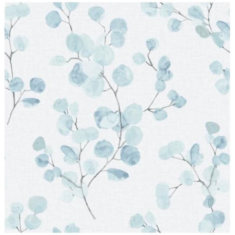 Flower Peel & Stick Wallpaper - Blue, 20.5" x 18'
