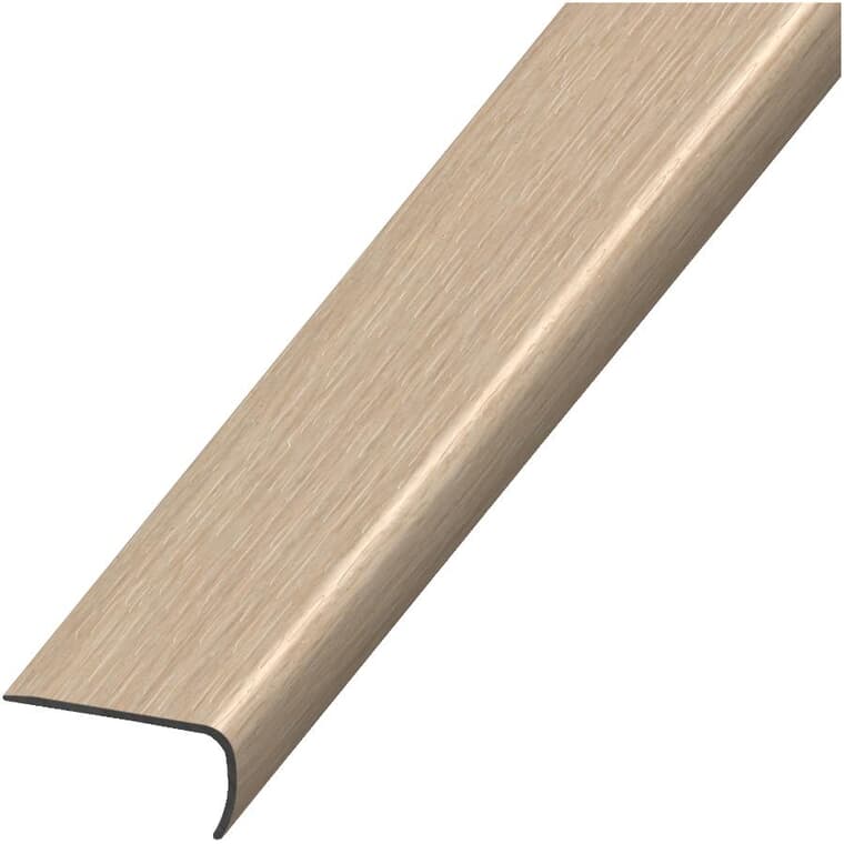 SPC Stair Nose Moulding - White Oak Serenity, 72"