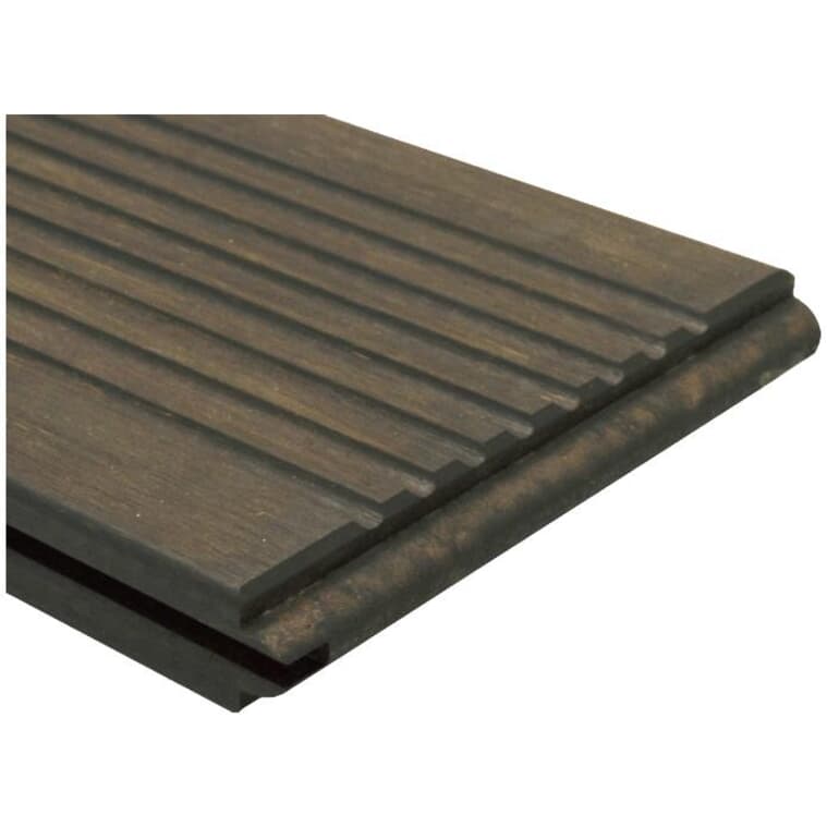 Planche de terrasse avec rebord et surface embouvetés Katana, 3/4 po x 5-3/8 po x 6 pi