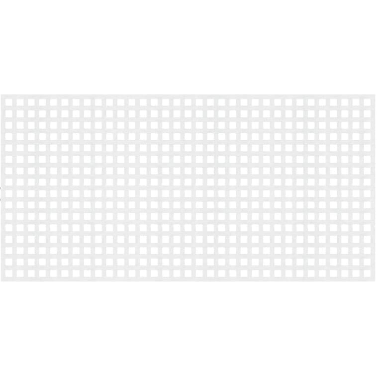 Treillis d'intimité en vinyle de 4 pi x 8 pi, carré