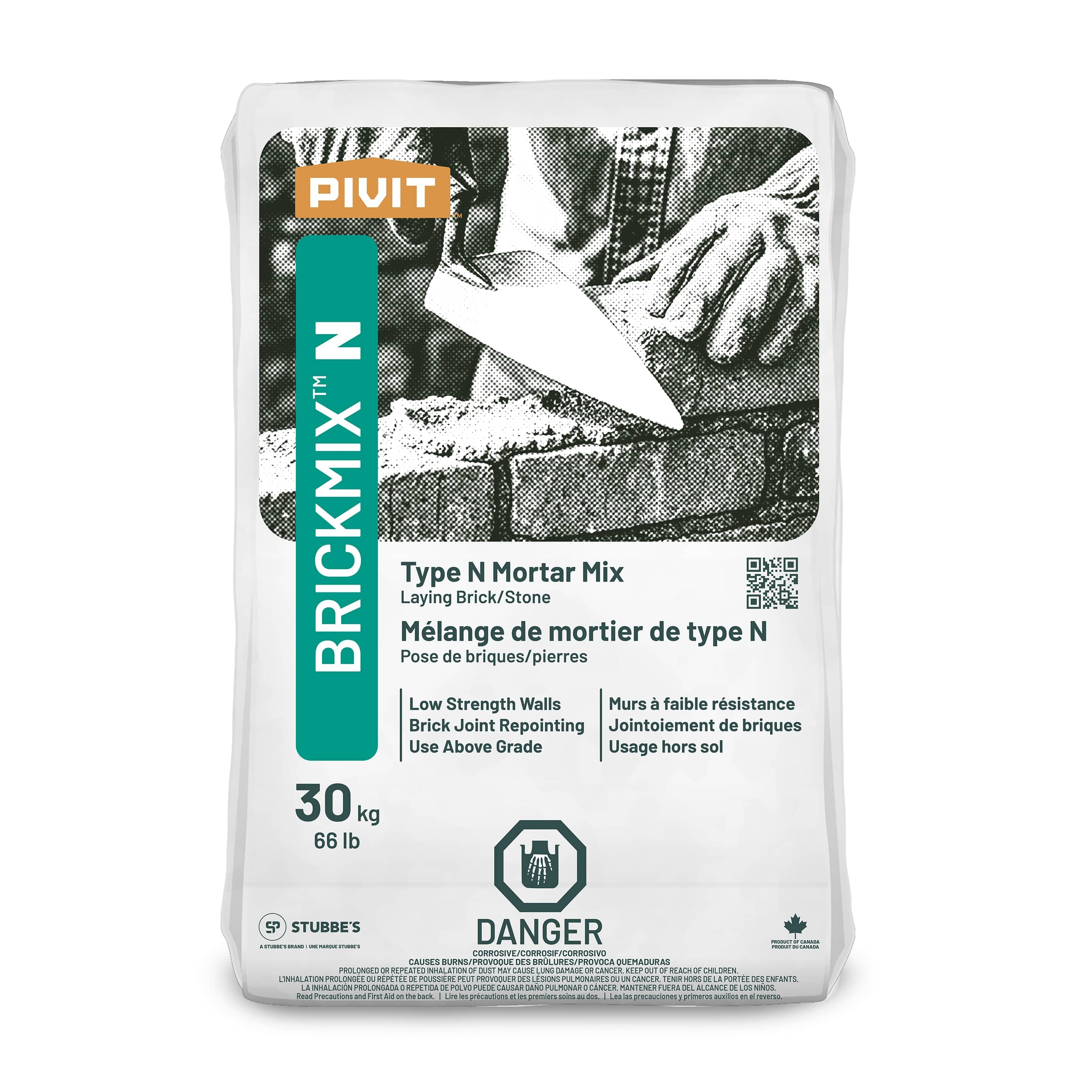 PIVIT BrickMix Type N Mortar Mix | Home Hardware
