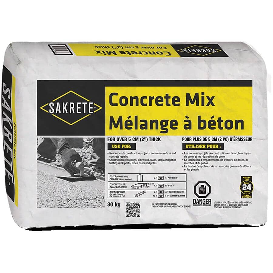 SAKRETE Ciment, mélange à béton, 30 kg Home Hardware — free download